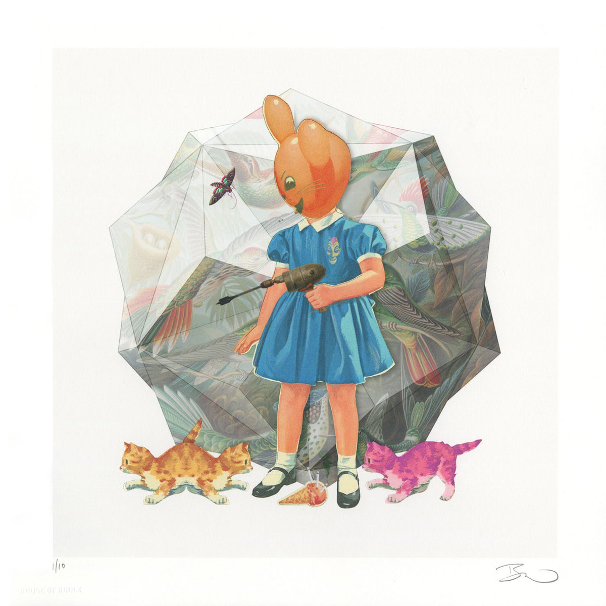 Brian J. Hoffman &quot;Run, Run, Baby, Run&quot; - Archival Print, Limited Edition of 10 - 12 x 12&quot;