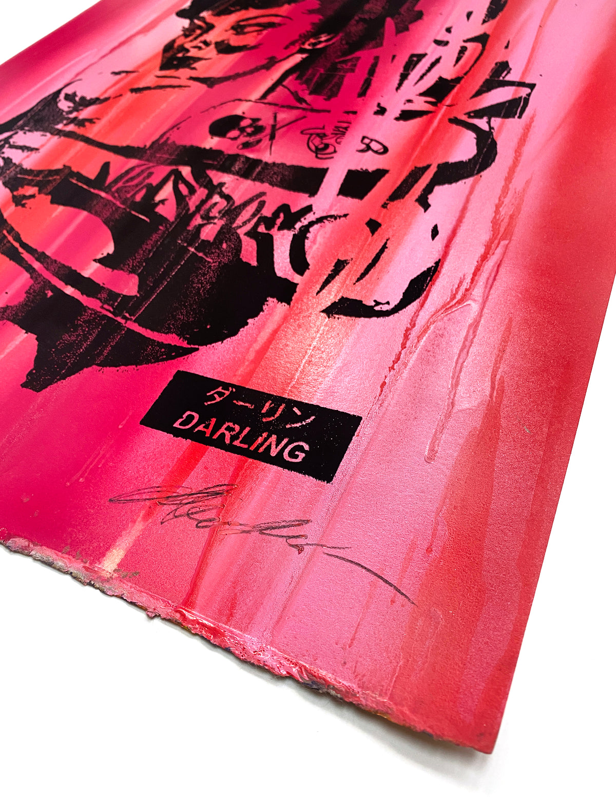 Dave Navarro &amp; Brian J. Hoffman &quot;LA Darling&quot; - Hand-Painted, Silk Screened Multiple - 18 x 22&quot;