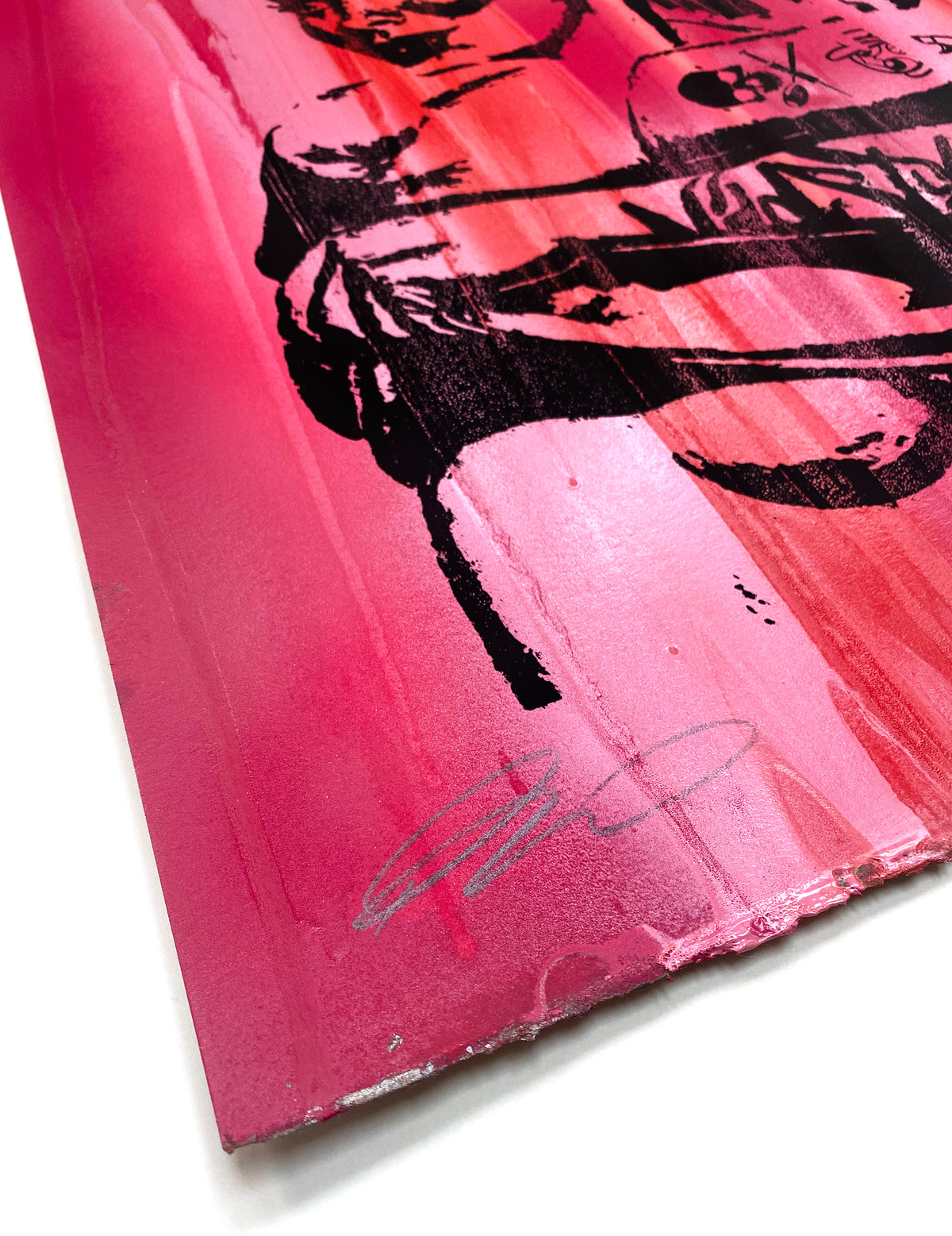 Dave Navarro &amp; Brian J. Hoffman &quot;LA Darling&quot; - Hand-Painted, Silk Screened Multiple - 18 x 22&quot;
