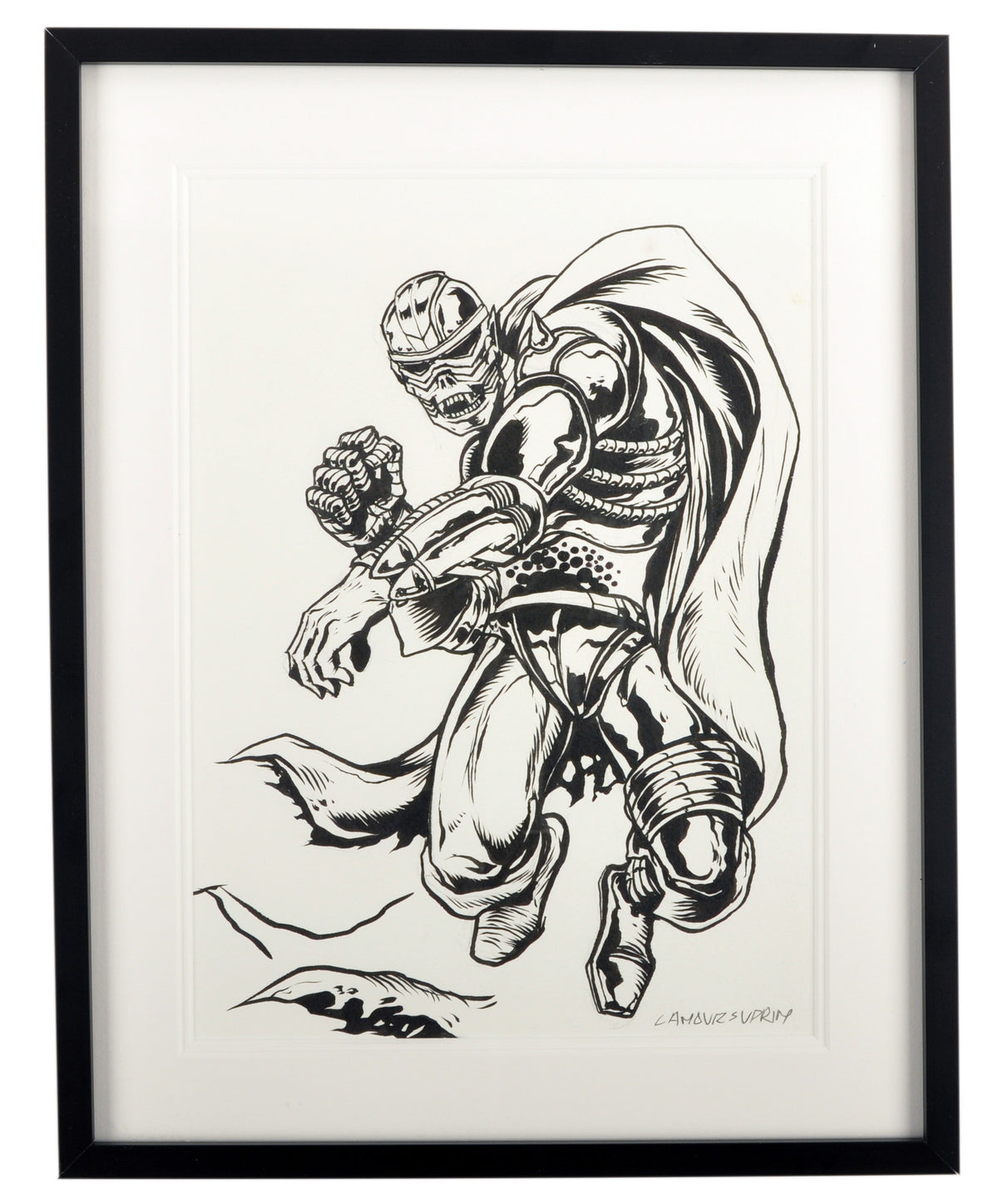 L&#39;Amour Supreme - CZARFACE - Signed Original Ink Process Sketch