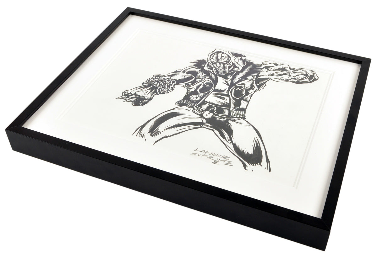 L&#39;Amour Supreme - CZARFACE, MF DOOM - Signed Original Ink Process Sketch
