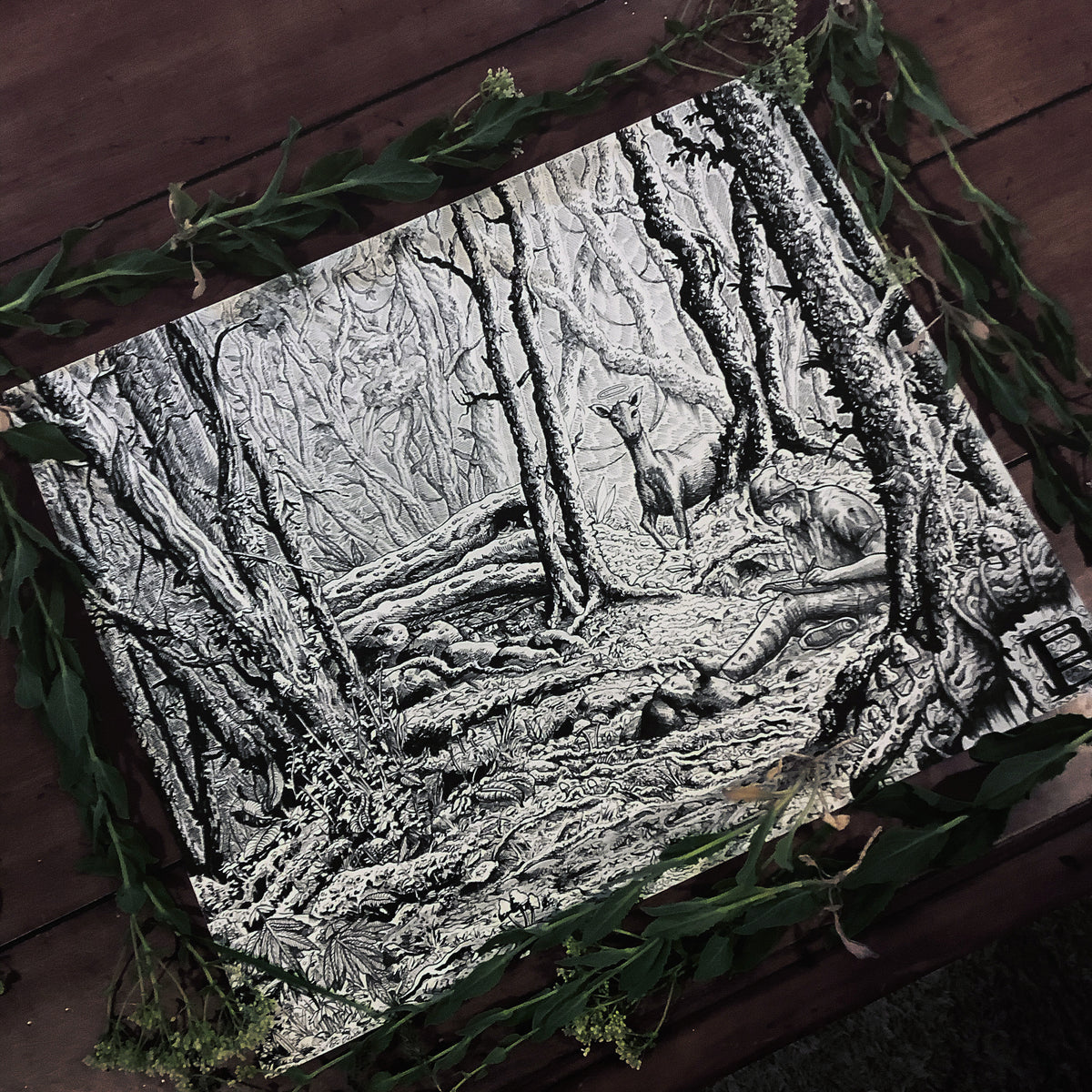 Bo Bramwell - &quot;A Mystical Manifestation&quot; - Archival Print, Limited Edition of 17 - 14 x 17&quot;