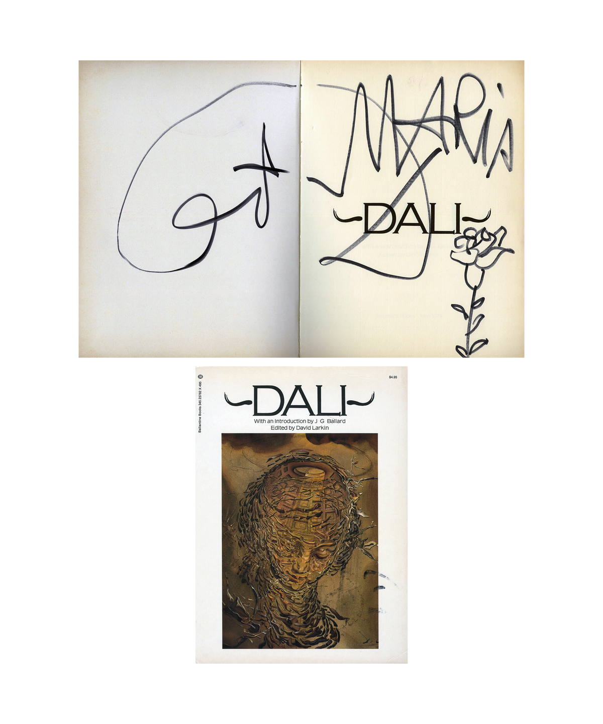 Salvador Dalí - Signed Book, First Printing - 1974