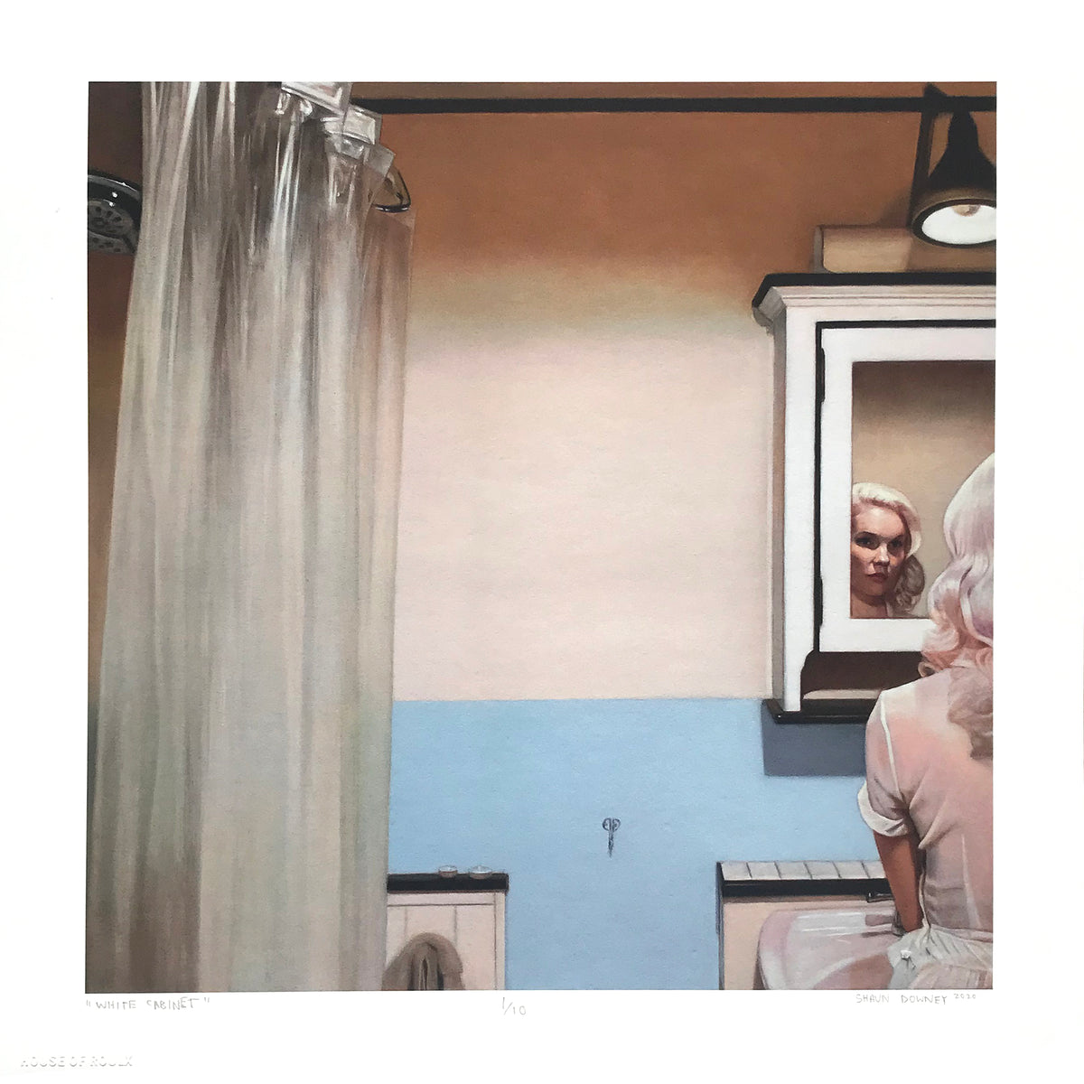 Shaun Downey &quot;White Cabinet I&quot; - Archival Print, Limited Edition of 10 - 12 x 12&quot;