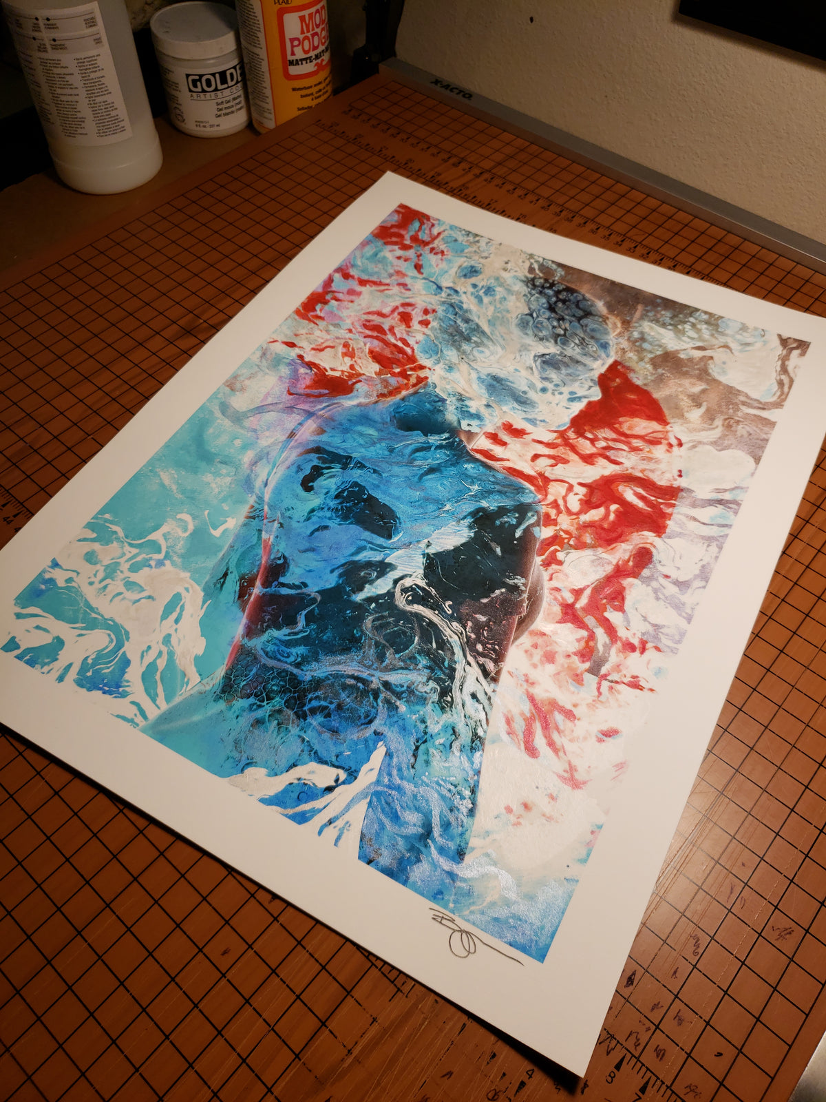 Barrett Biggers &quot;Rising Tides&quot; - Archival Print, Limited Edition of 12 - 13 x 17&quot;