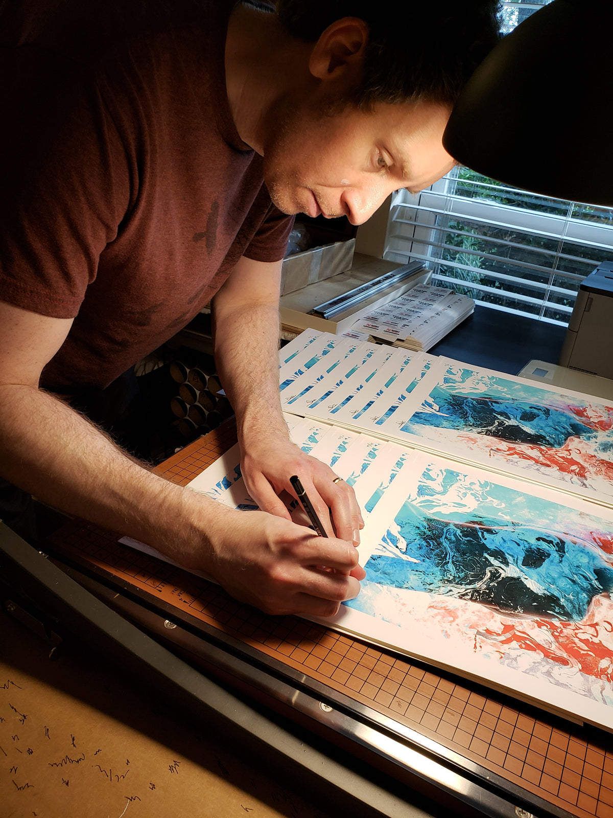 Barrett Biggers &quot;Rising Tides&quot; - Archival Print, Limited Edition of 12 - 13 x 17&quot;