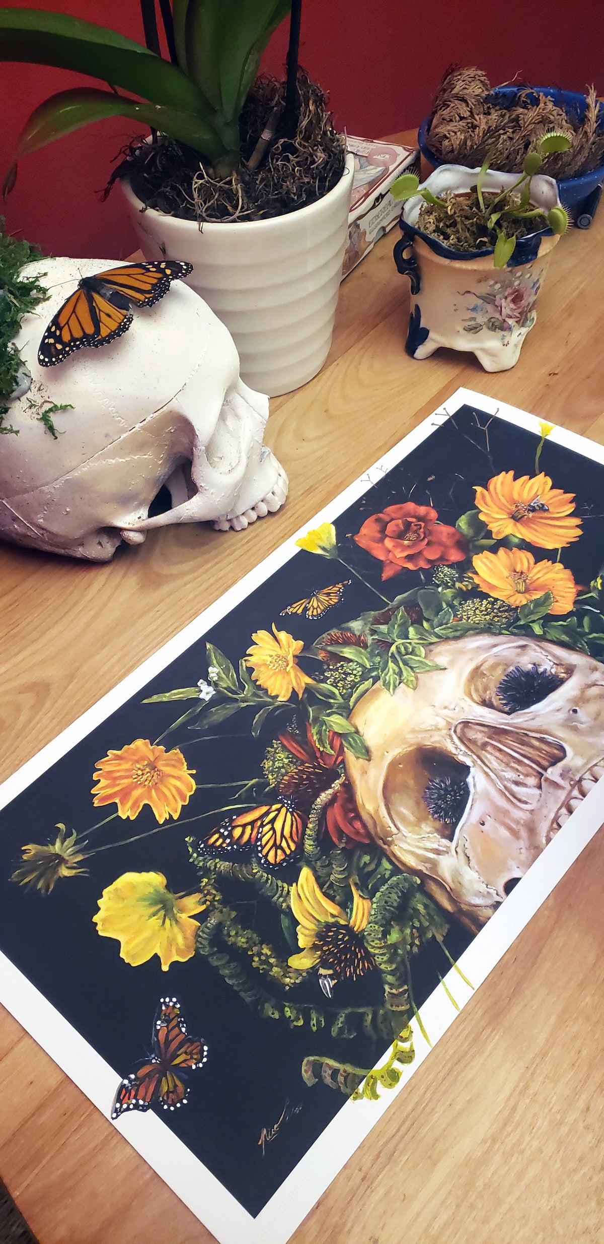 Nico Cathcart &quot;Monarch&quot; - Hand-Embellished Edition of 2 - 9 x 17&quot;
