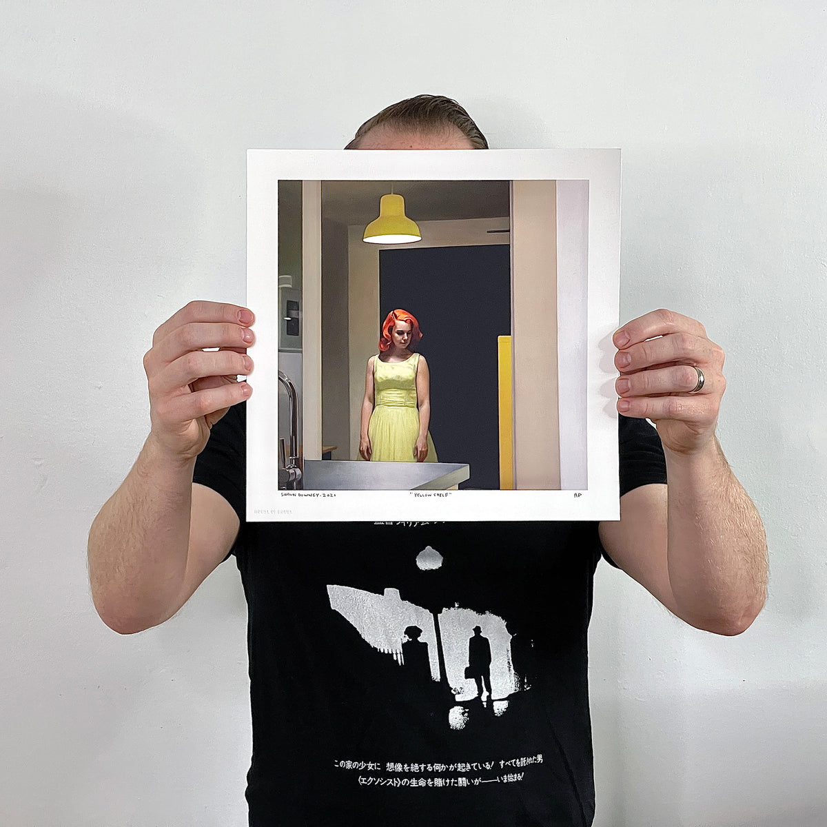 Shaun Downey &quot;Yellow Shelf&quot; - Archival Print, Limited Edition of 15 - 12 x 12&quot;