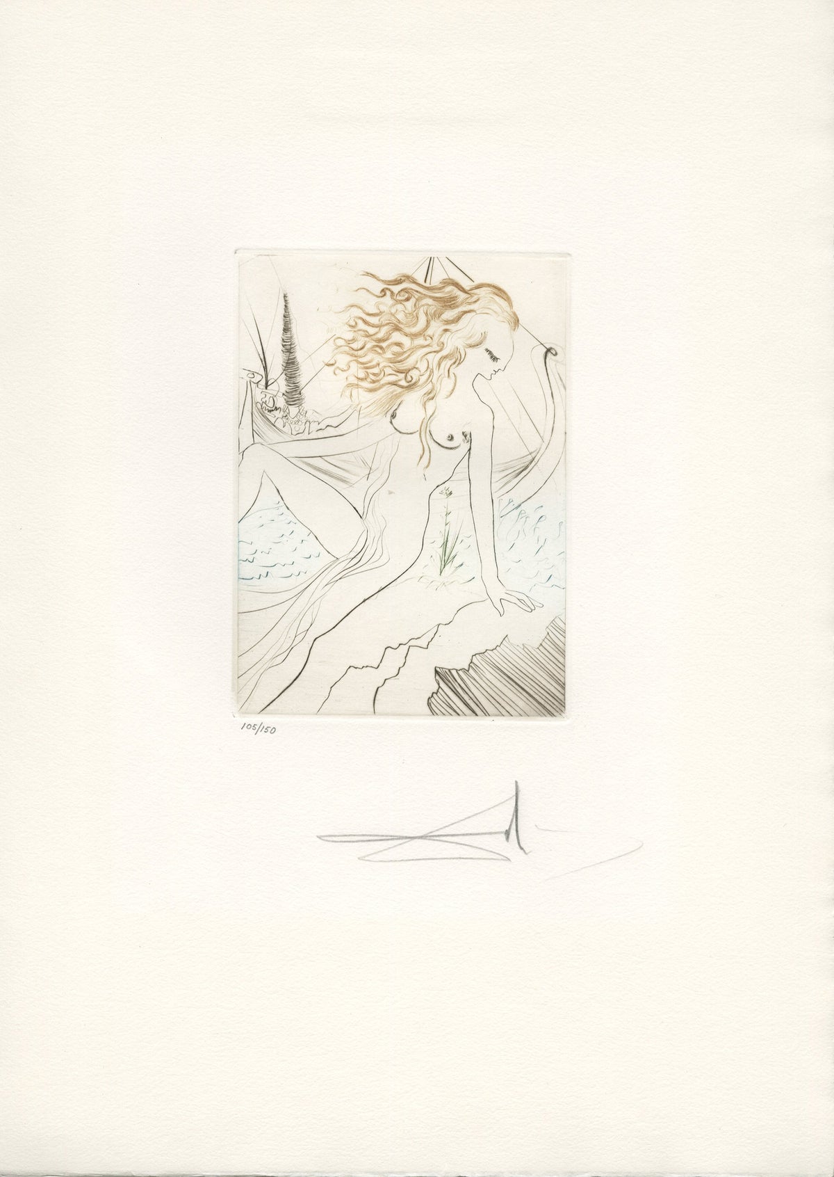 Salvador Dalí - Signed 1972 Limited Edition Engraving - 12.5 x 17.75&quot;