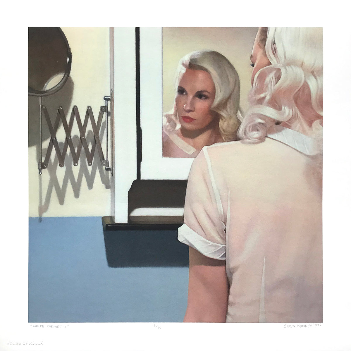 Shaun Downey &quot;White Cabinet II&quot; - Archival Print, Limited Edition of 10 - 12 x 12&quot;