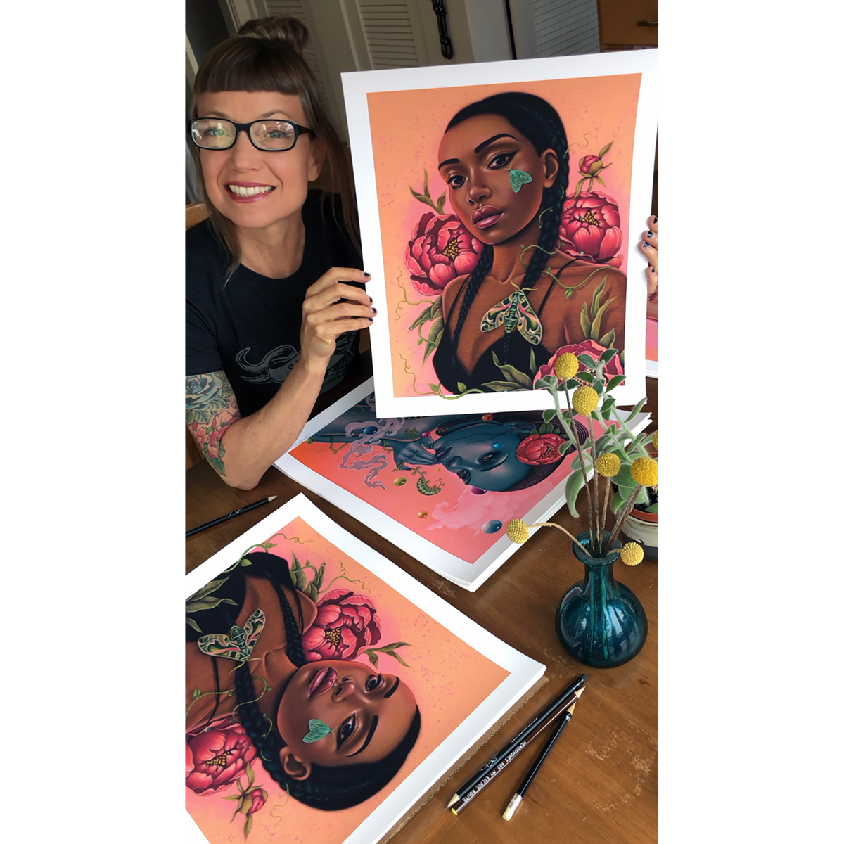 Caia Koopman &quot;Vestalia&quot; - Hand-Embellished Edition of 15 - 14 x 17&quot;