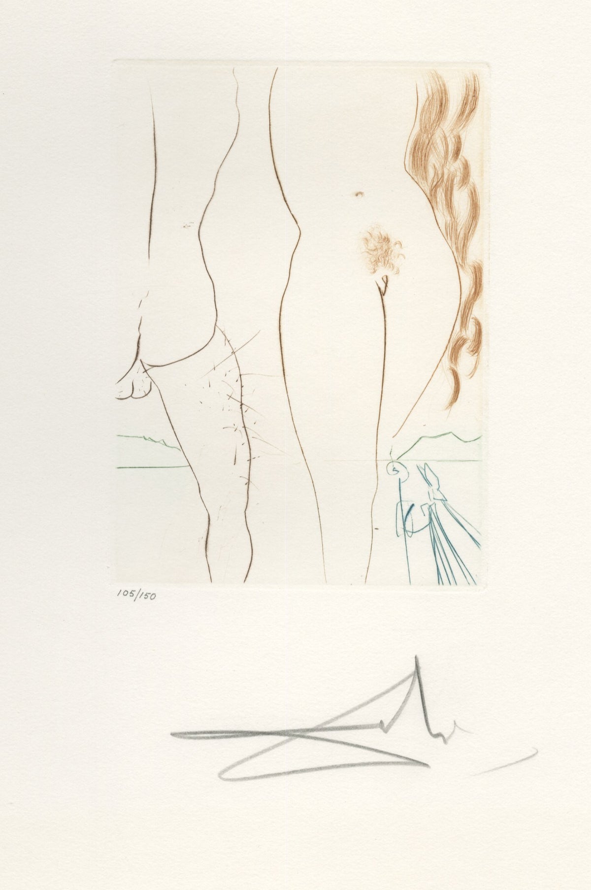 Salvador Dalí - Signed 1972 Limited Edition Engraving - 12.5 x 17.75&quot;