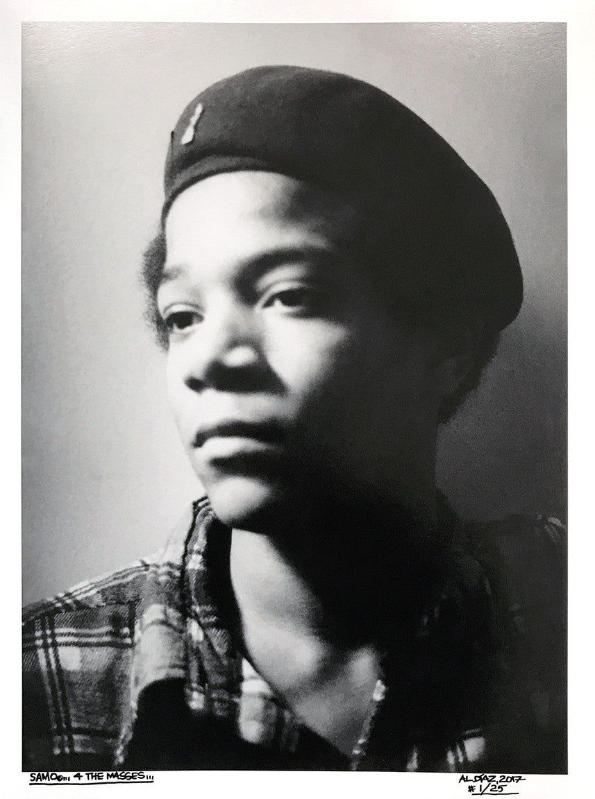 Al Diaz &quot;SAMO©…4 THE MASSES…Jean-Michel Basquiat&quot; - Limited Edition, Archival Print - 18 x 24&quot;