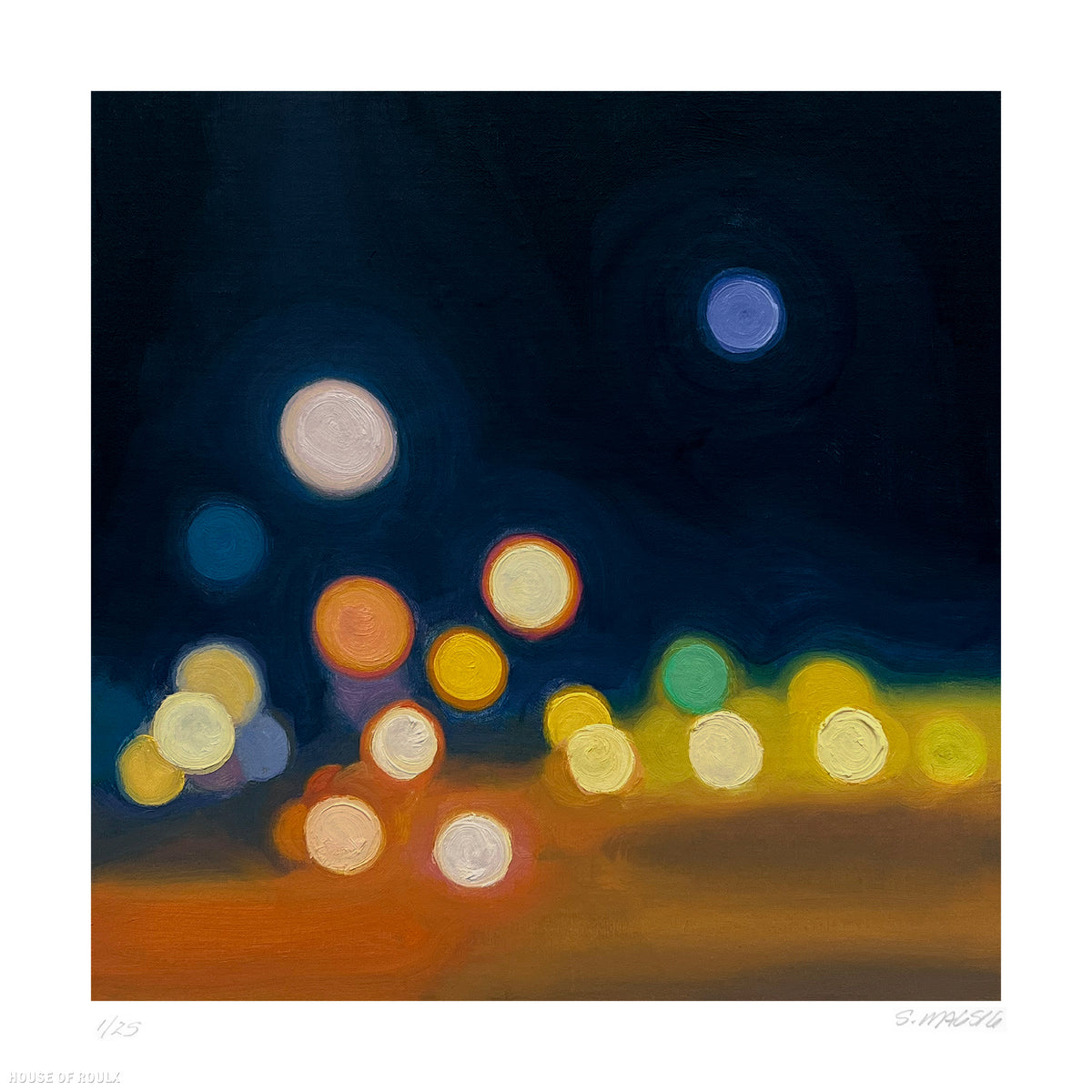 Stephen Magsig &quot;Citylights 565&quot; - Archival Print, Limited Edition of 25 - 12 x 12&quot;