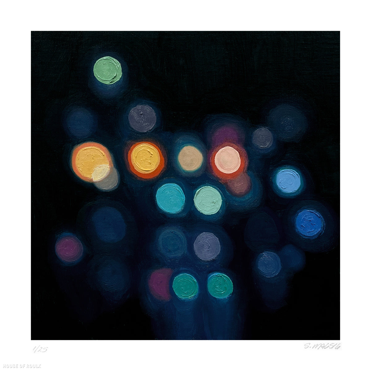 Stephen Magsig &quot;Citylights 566&quot; - Archival Print, Limited Edition of 25 - 12 x 12&quot;