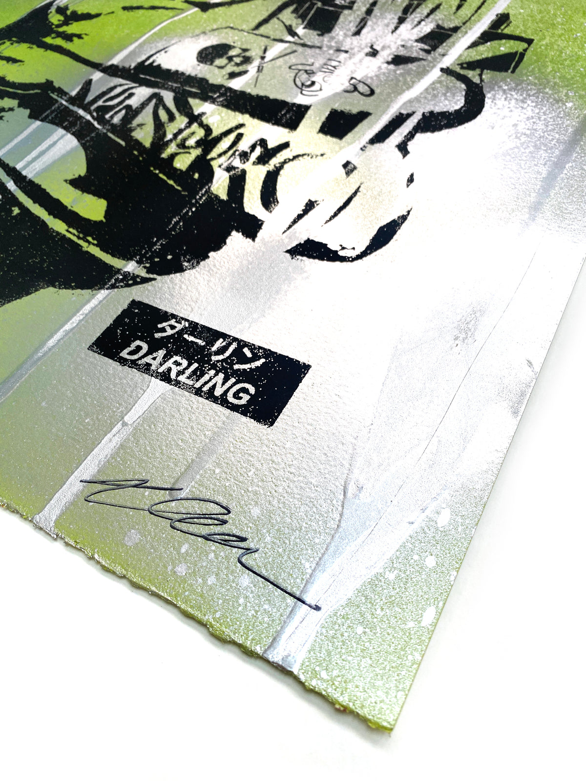 Dave Navarro &amp; Brian J. Hoffman &quot;LA Darling&quot; - Hand-Painted, Silk Screened Multiple - 18 x 22&quot;