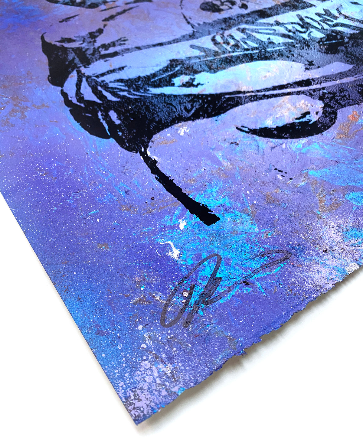 Dave Navarro &amp; Brian J. Hoffman &quot;LA Darling&quot; - Hand-Painted, Silk Screened Multiple - 18 x 22&quot;