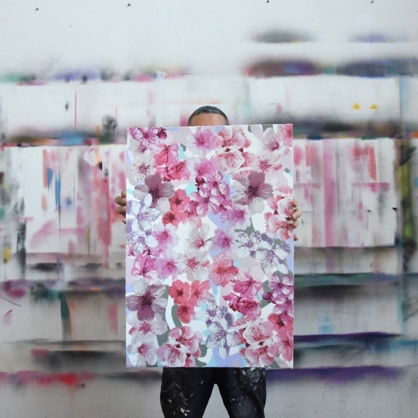 Campbell La Pun &quot;Sakura Hanami&quot; - Archival Print, Limited Edition of 15 - 17.5 x 25.5&quot;