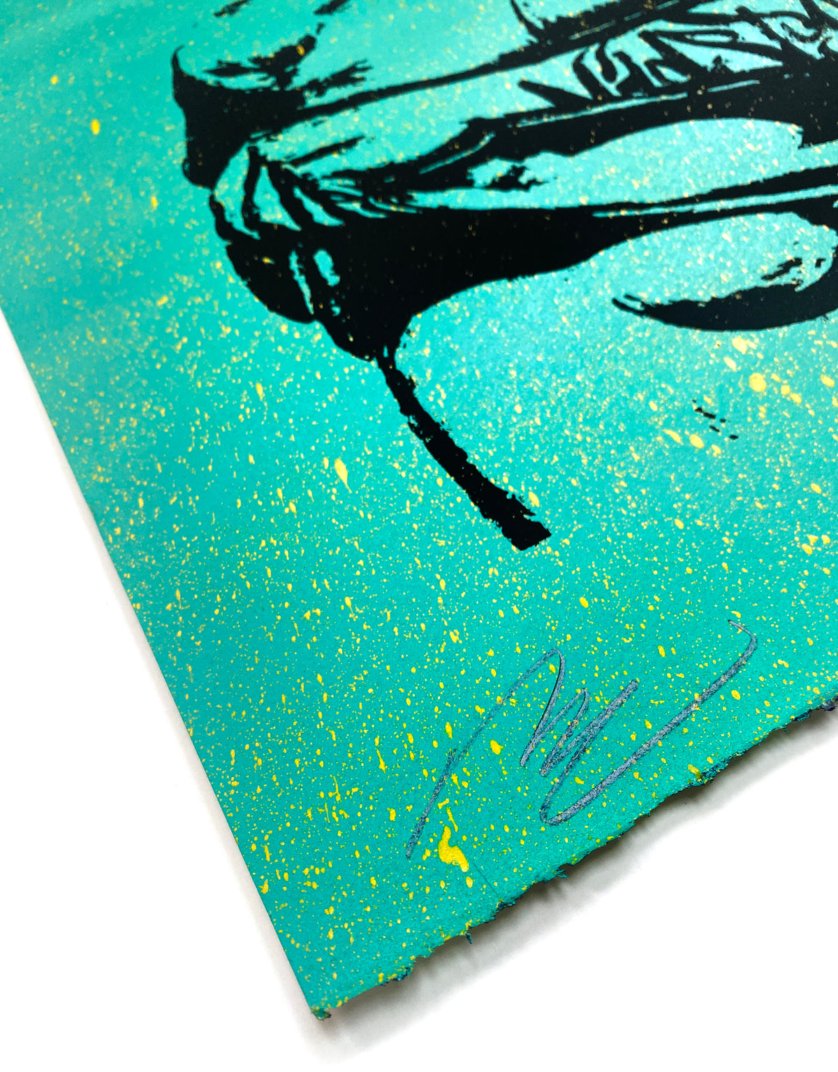 Dave Navarro &amp; Brian J. Hoffman &quot;LA Darling&quot; - Hand-Painted, Silk Screened Multiple - 18 x 22&quot;