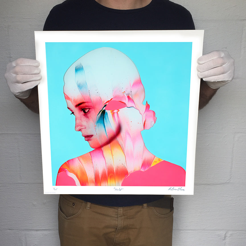 Arthur Brouthers &quot;Hold&quot; - Limited Edition, Archival Print - 17 x 17&quot;