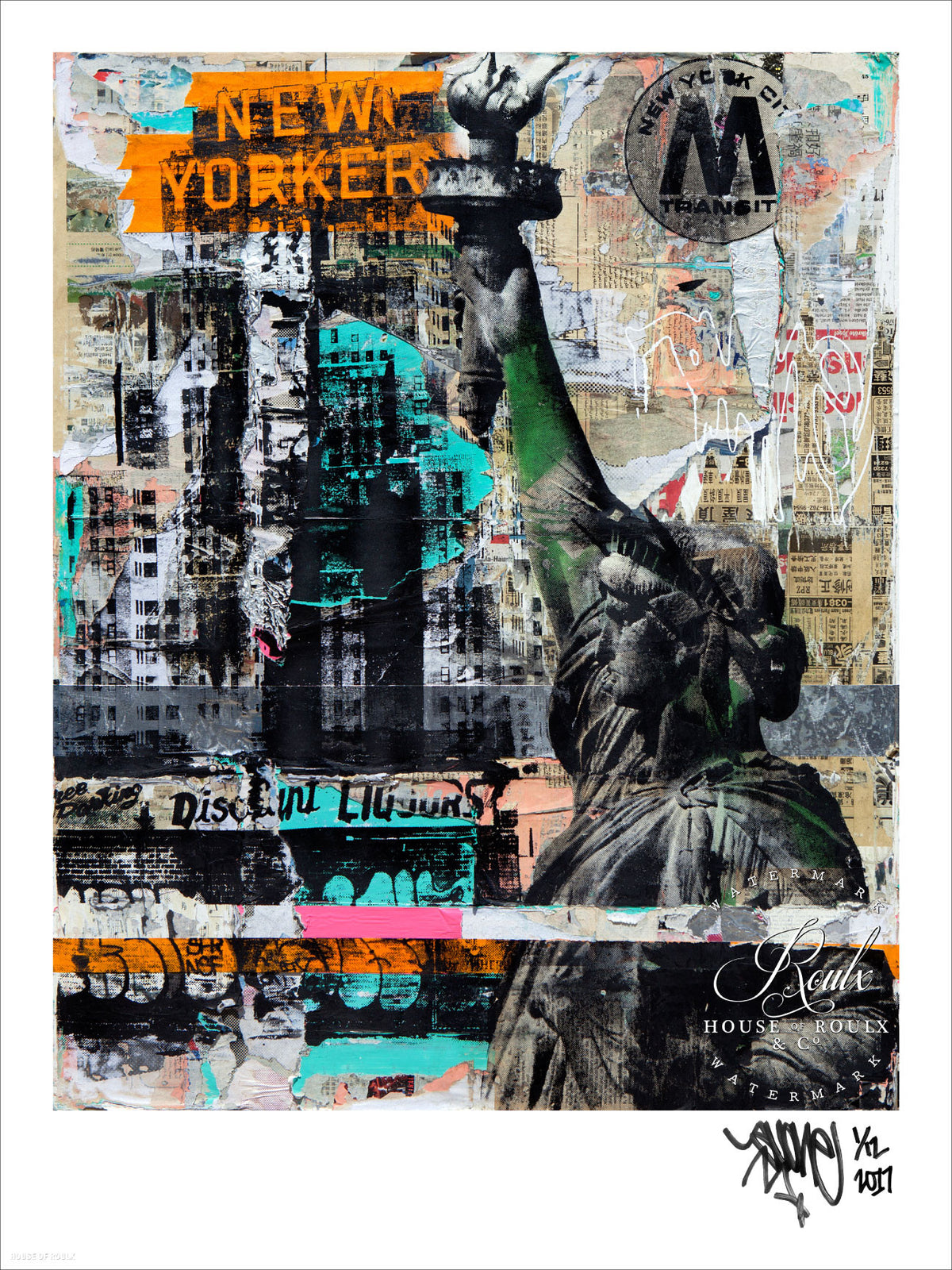 AVone &quot;New Yorker&quot; - Limited Edition, Archival Print