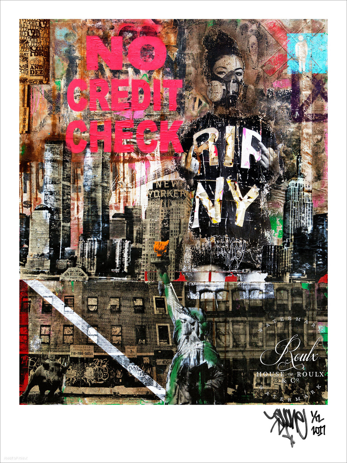 AVone &quot;No Credit Check&quot; - Limited Edition, Archival Print