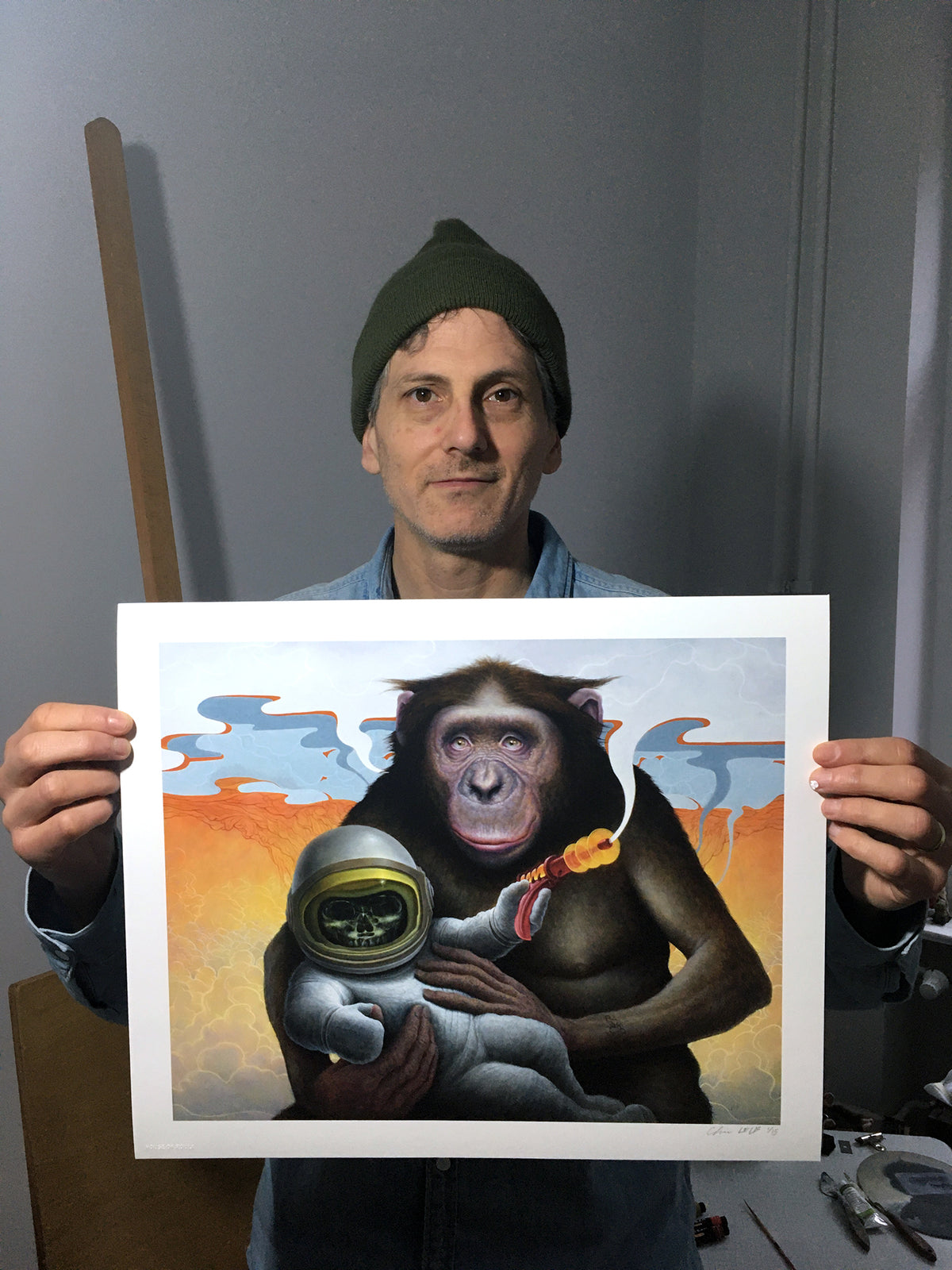 Chris Leib &quot;Mind Field&quot; - Archival Print, Limited Edition of 15 - 14 x 17&quot;