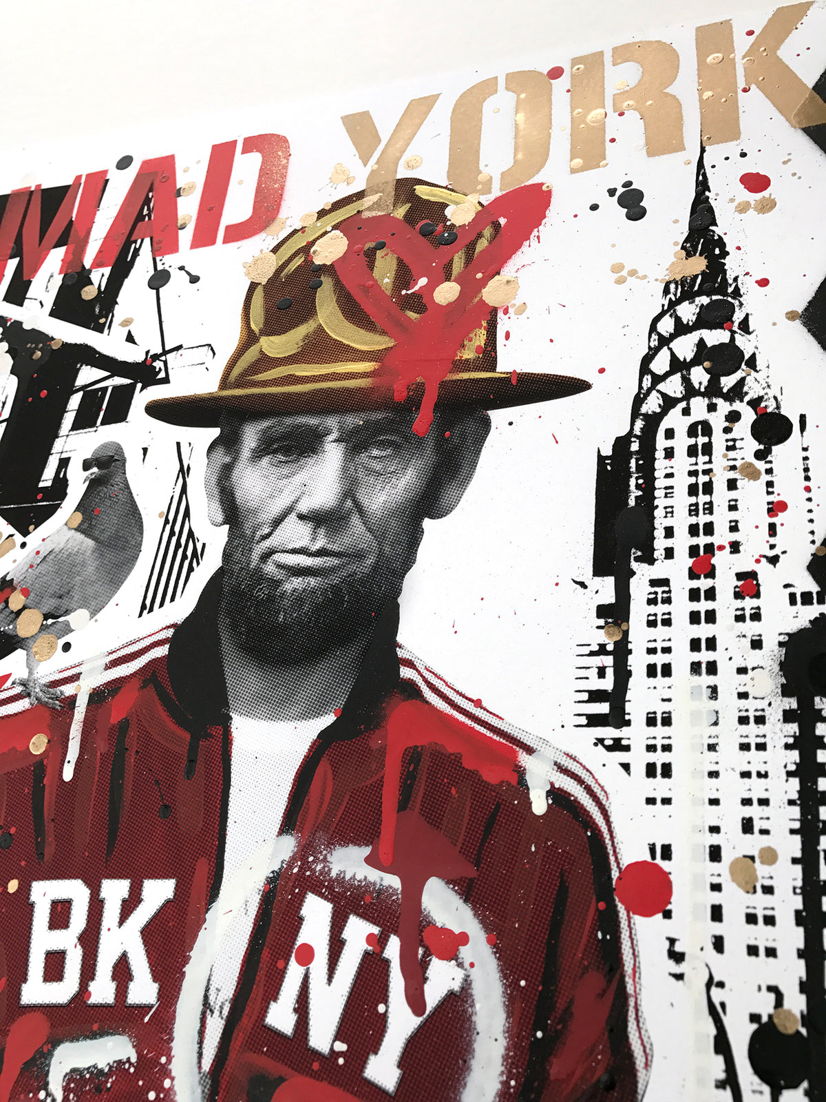SacSix &quot;Freedom Pharrell and #MrPoop&quot; - Hand-Embellished Unique Edition, #11/25 - 15 x 24&quot;