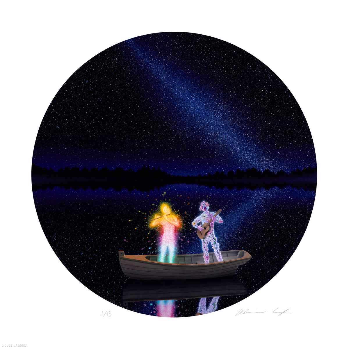 Adrian Cox &quot;Penitent Spirit&#39;s Search for a Space Between Heaven and Earth&quot; - Archival Print, Limited Edition of 15 - 17 x 17&quot;