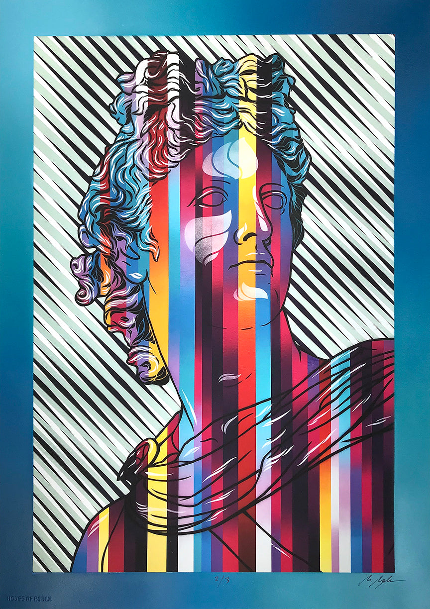 Michal Maka &quot;Apollo&quot; - Hand-Embellished Variant, #2/3 - 12 x 17&quot;