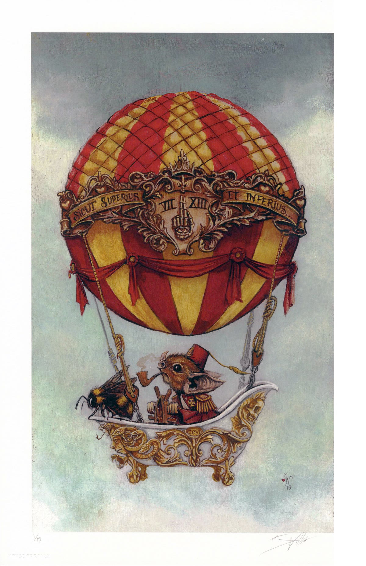Joe Vollan &quot;As Above So Below&quot; - Archival Print, Limited Edition of 15 - 11 x 17&quot;