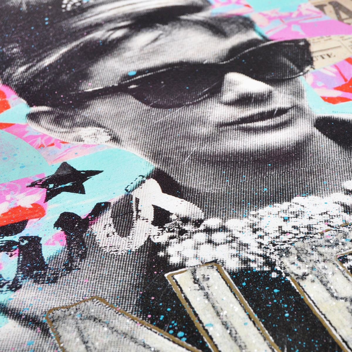 Robert Mars &quot;Audrey&#39;s Stars Diner&quot; - Hand-Embellished Unique Print