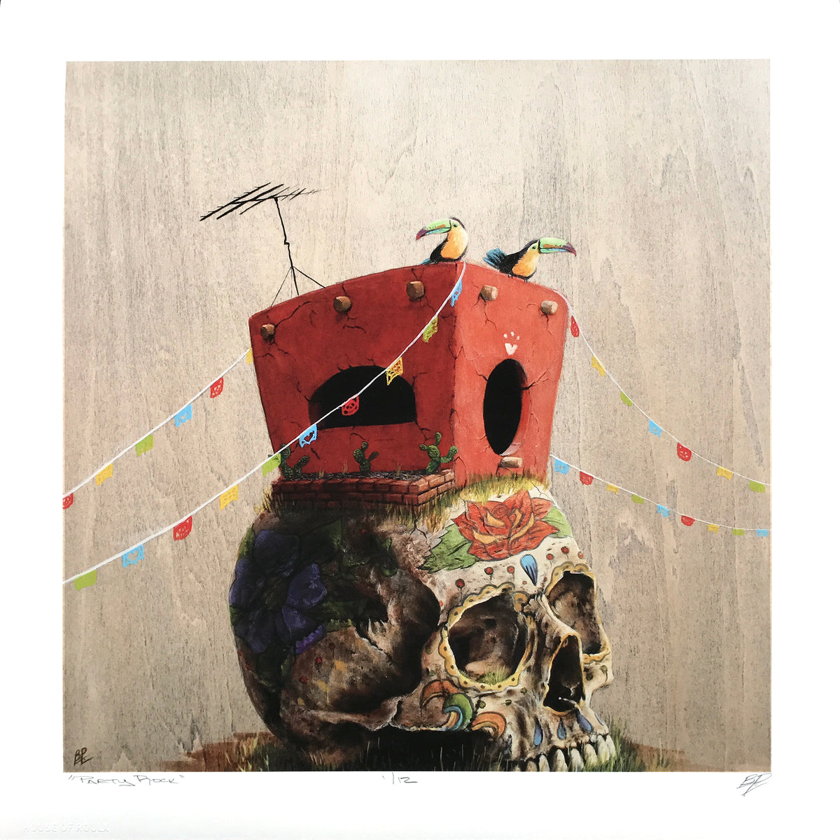 3rd Version &quot;Party Rock&quot; - Archival Print, Limited Edition of 12 - 12 x 12&quot;