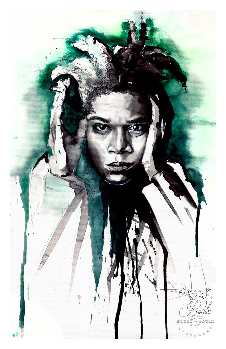 Therése Rosier &quot;Jean-Michel Basquiat&quot; - Limited Edition, Fine Art Print
