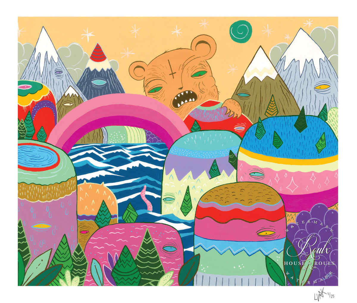 LURK &quot;Bear Mountain&quot; - Limited Edition, Archival Print