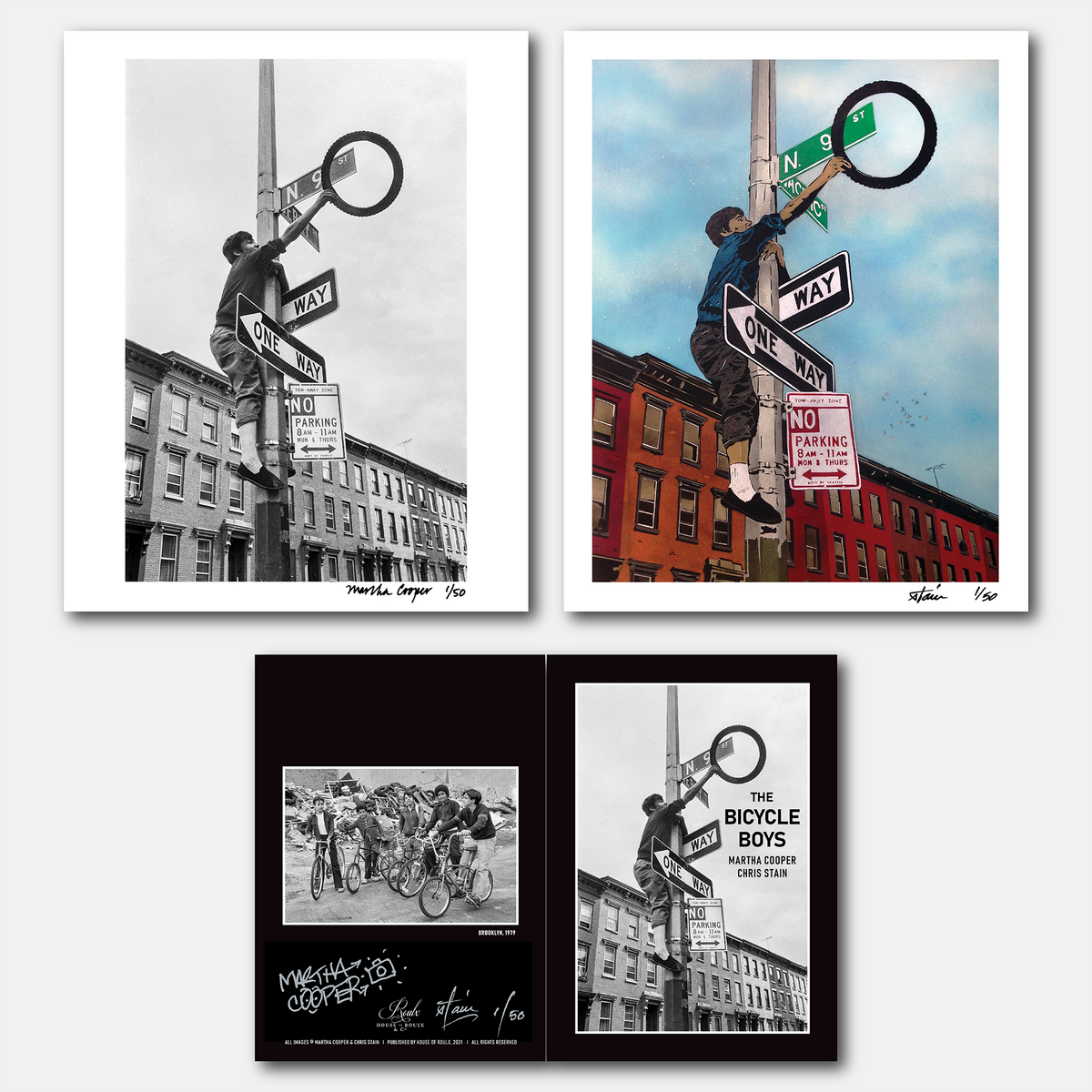 Martha Cooper &amp; Chris Stain &quot;The Bicycle Boys&quot; - Print &amp; Zine Bundle