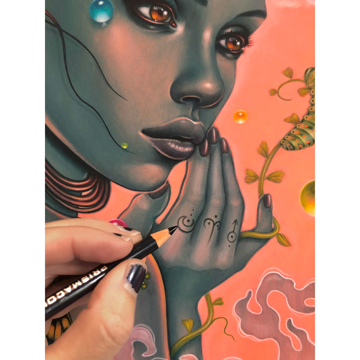 Caia Koopman &quot;Off World&quot; - Hand-Embellished Edition of 15 - 14 x 17&quot;