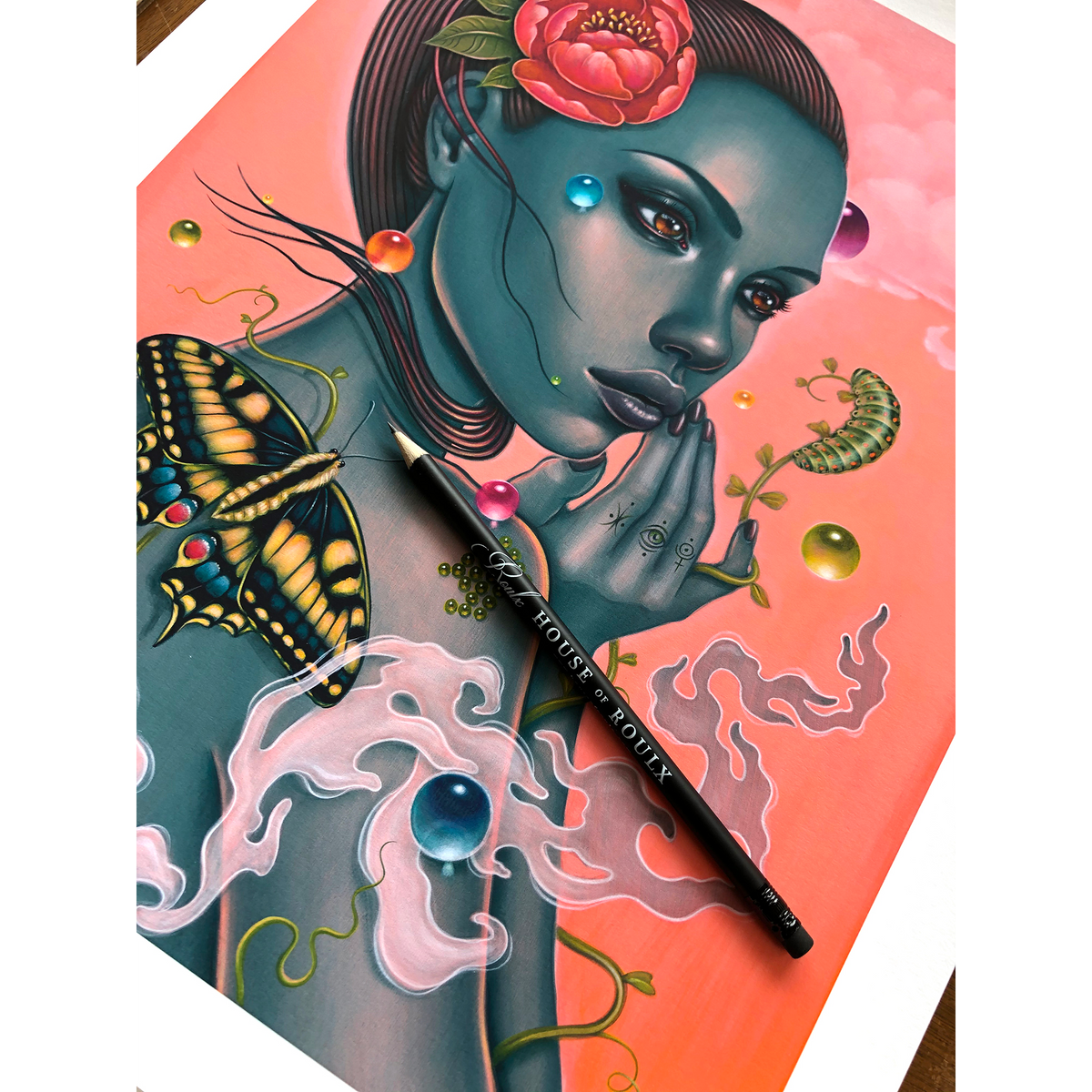 Caia Koopman &quot;Off World&quot; - Hand-Embellished Edition of 15 - 14 x 17&quot;