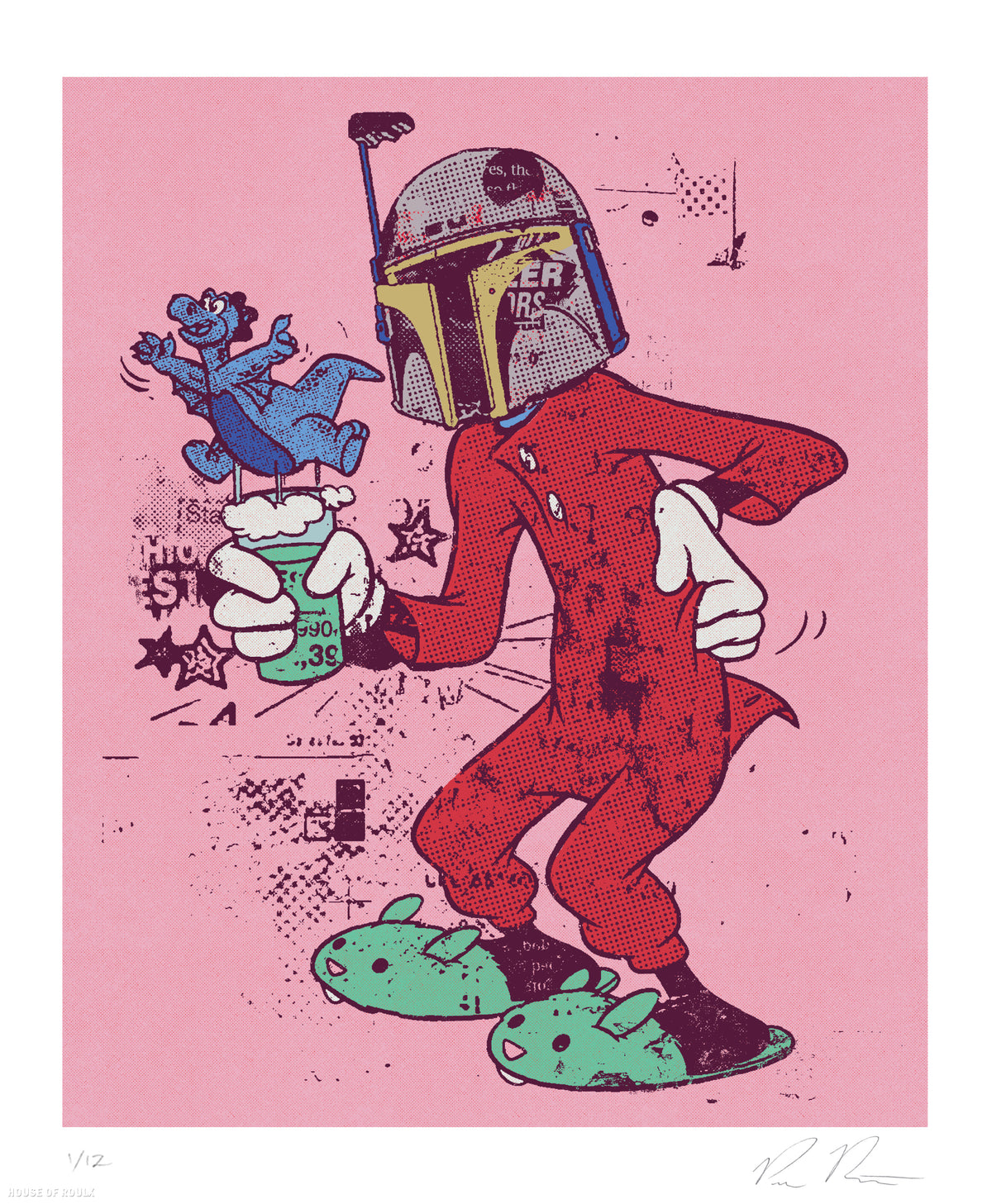 Paul Rentler &quot;Good Morning Godzuki!&quot; - Limited Edition, Archival Print - 14 x 17&quot;