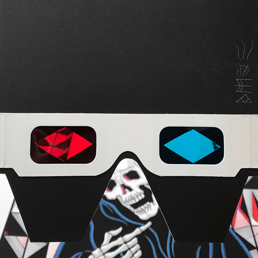 Bonethrower &quot;Come to Death&quot; - DIY 3D Glasses Print Bundle - 2 x 18 x 24&quot;