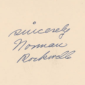 Norman Rockwell - &quot;Norman Rockwell&quot; - Signed Book