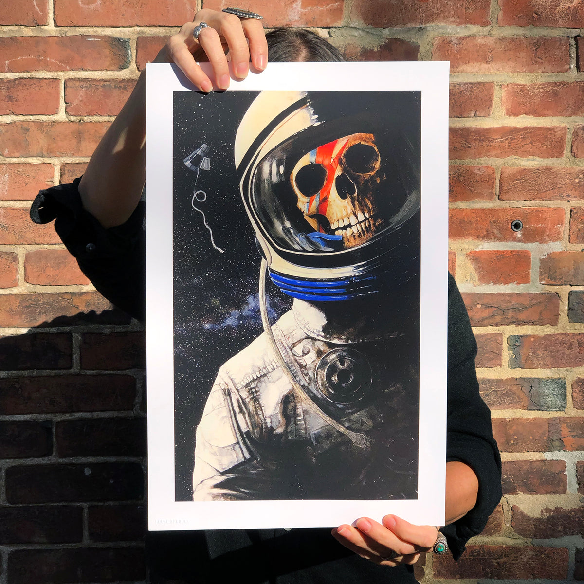 Michele Melcher &quot;Space Oddity&quot; - Hand-Embellished Edition of 5 - 11 x 17&quot;