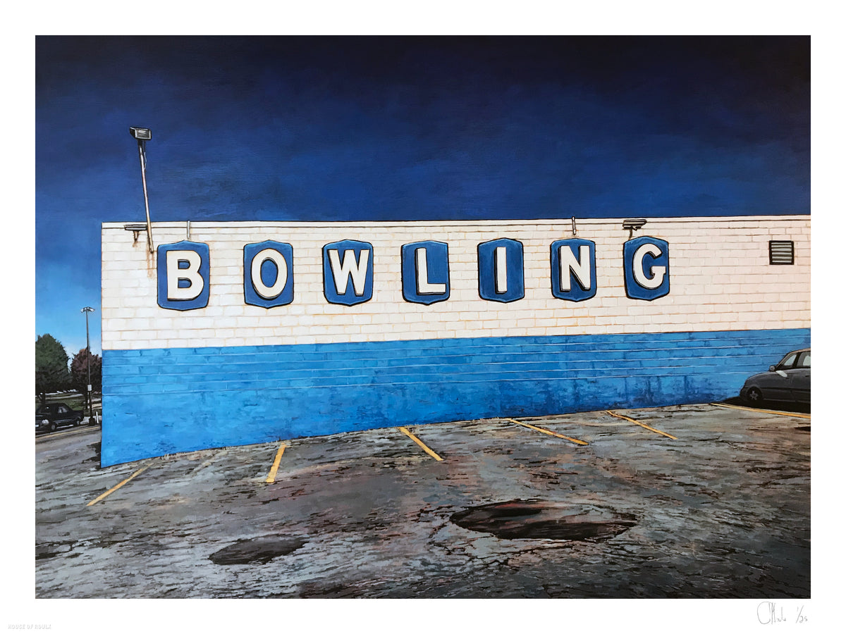 Andrew Houle &quot;Bowling&quot; - Archival Print, Limited Edition of 25 - 18 x 24&quot;