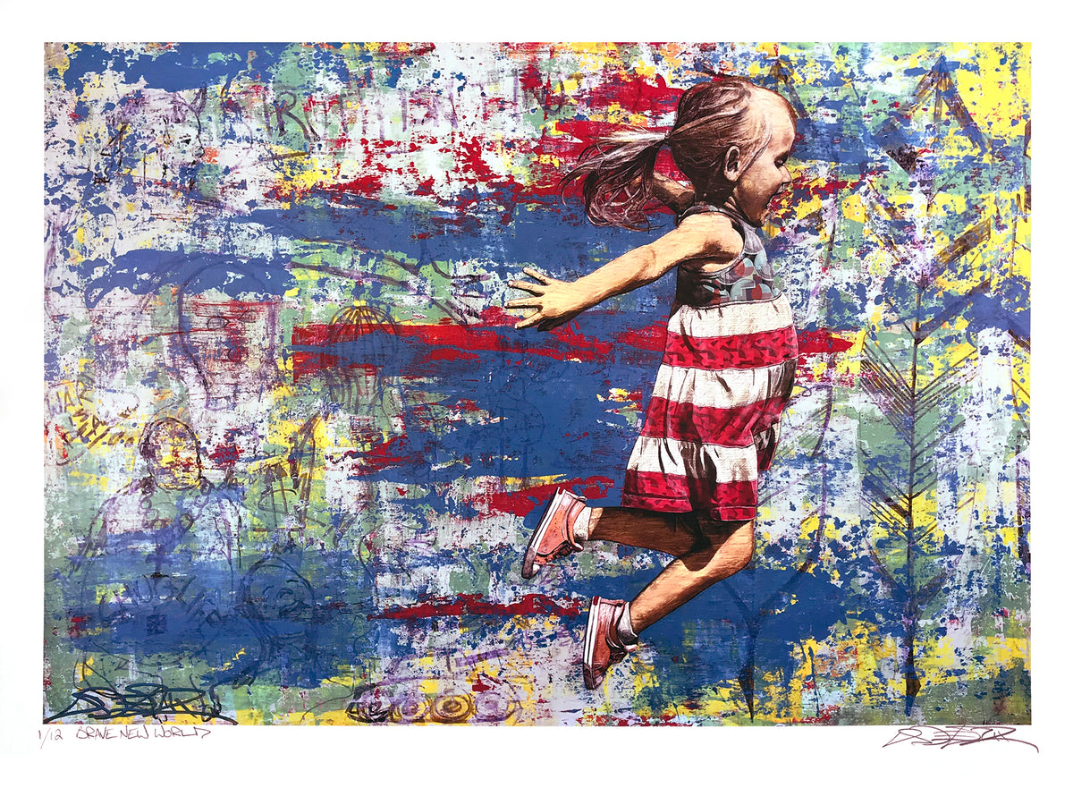 Wil Swink &quot;Brave New World&quot; - Archival Print, Limited Edition of 12 - 18 x 24&quot;