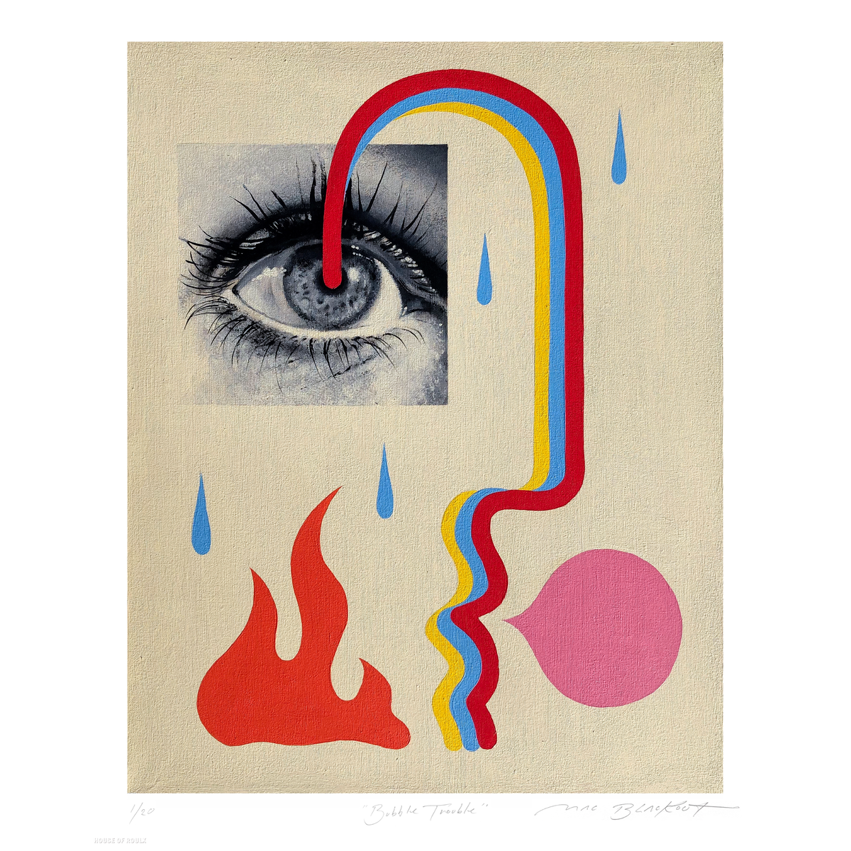 Mac Blackout &quot;Bubble Trouble&quot; - Archival Print, Limited Edition of 20 - 16 x 20&quot;