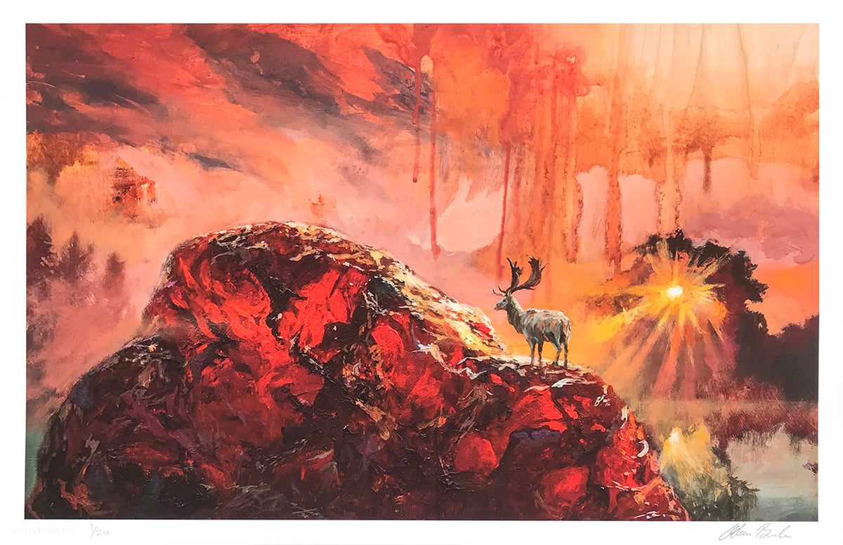 Adam Burke &quot;Carnelian Dawn&quot; - Archival Print, Limited Edition of 20 - 11 x 17&quot;