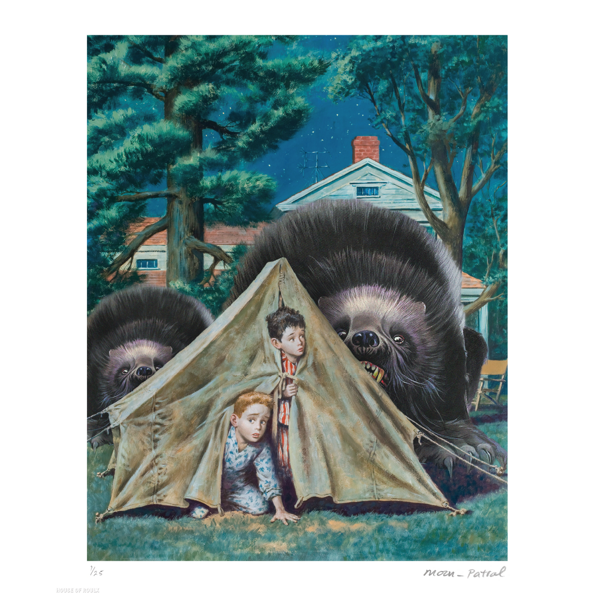 Moon Patrol &quot;The Last Campout I&quot; - Archival Print, Limited Edition of 25 - 14 x 17&quot;