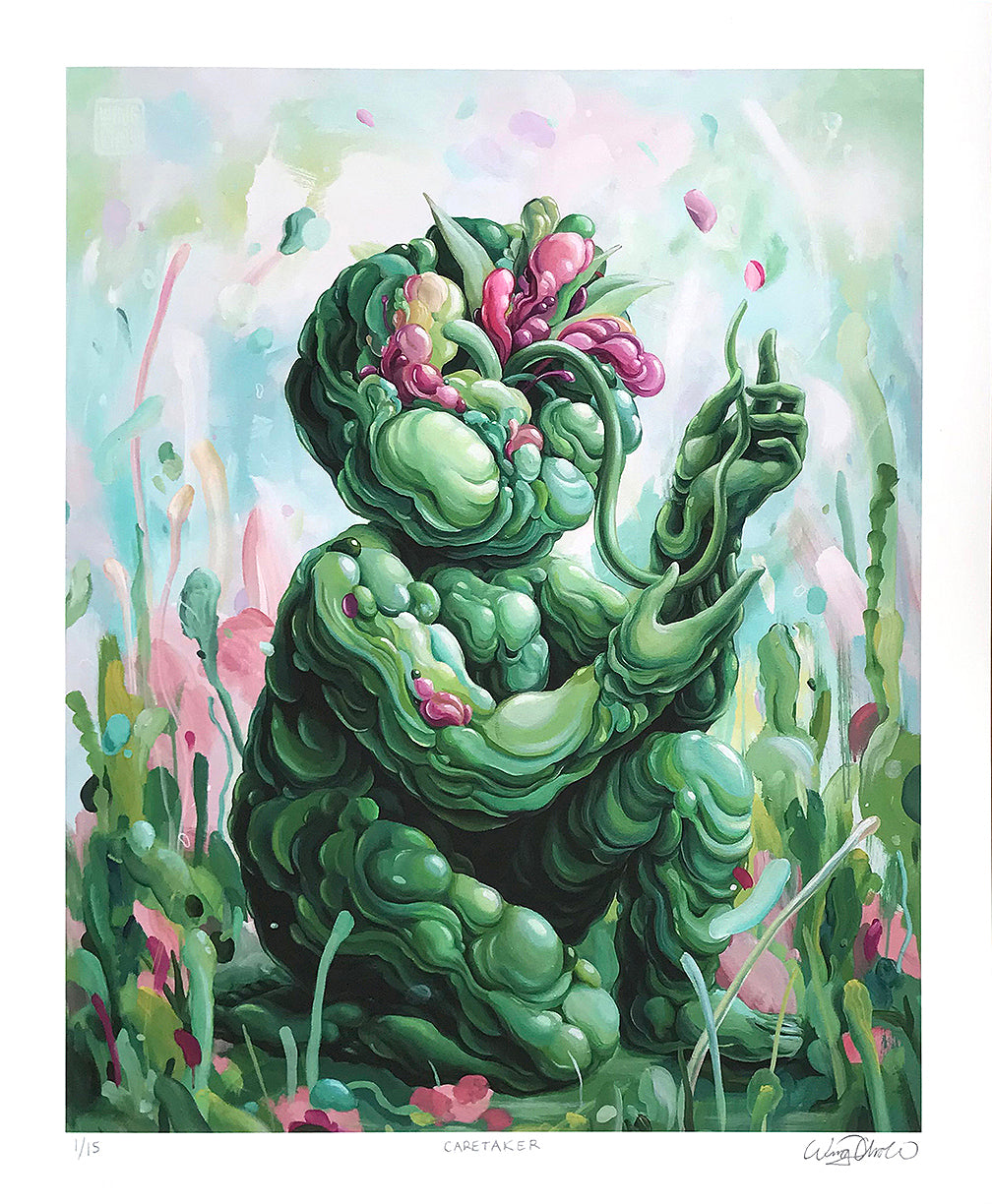 Wingchow &quot;Caretaker&quot; - Archival Print, Limited Edition of 15 - 14 x 17&quot;