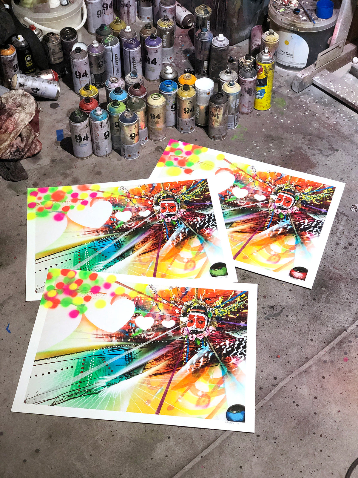 Chor Boogie &quot;Love Dance&quot; - Hand-Embellished Edition of 5 - 18 x 24&quot;