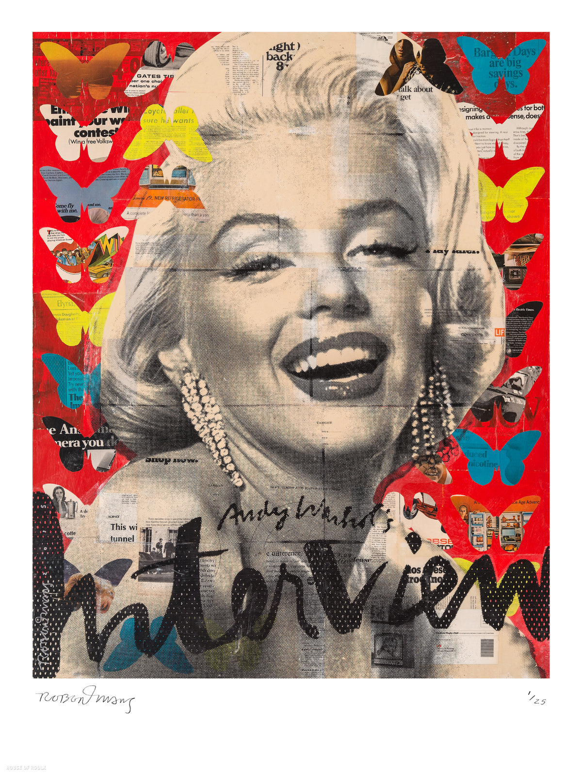 Robert Mars &quot;Come Fly With Me&quot; - Archival Print, Limited Edition of 25 - 18 x 24&quot;